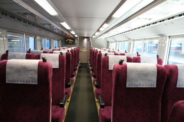 IMG_JR常磐線E531系のグリーン車の座席（階下席）　首都圏　